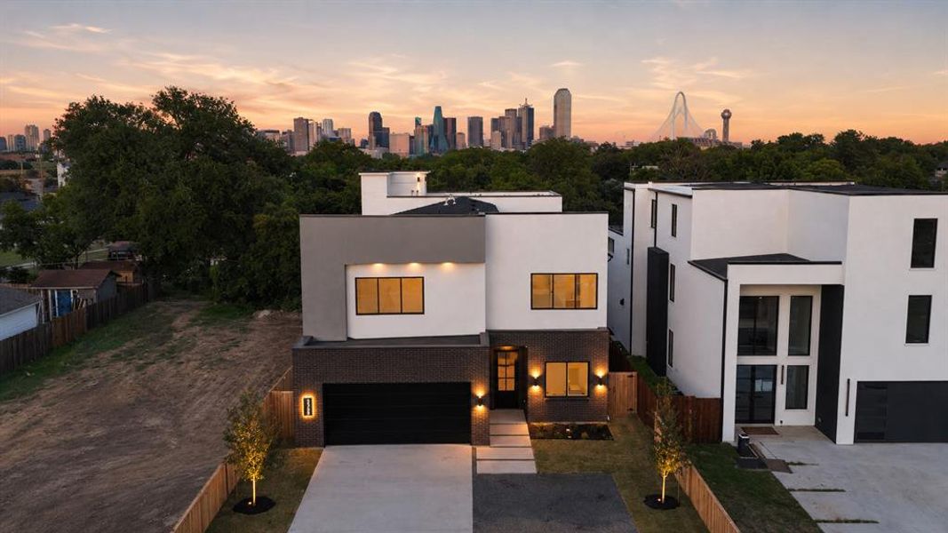 Front exterior of a new home in , Dallas, TX, highlighting curb appeal (Image 2). Front exterior of a new home in , Dallas, TX, highlighting curb appeal (Image 2).