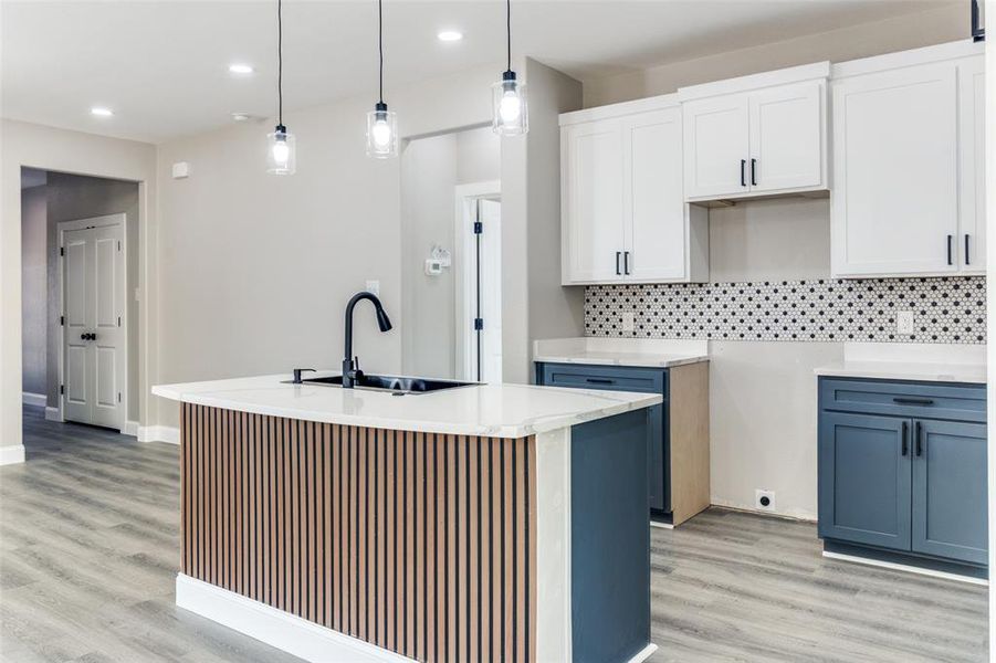 Furnished interior view inside a new home in , Dallas (Image 6).