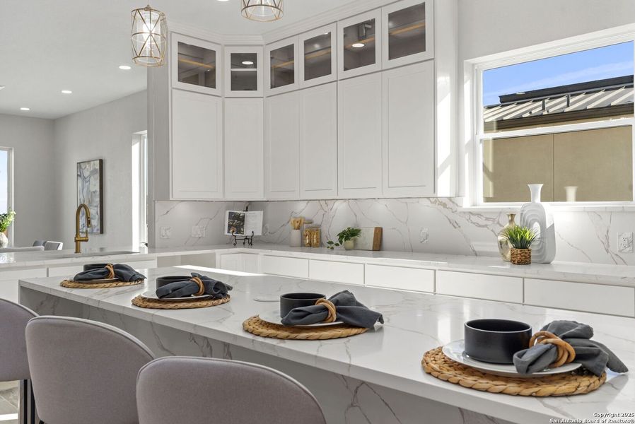 Furnished interior view inside a new home in , San Antonio (Image 34).