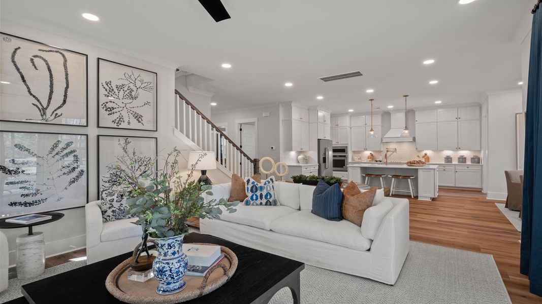 Furnished interior view inside a new home in Briley Pointe, Mount Pleasant (Image 6).