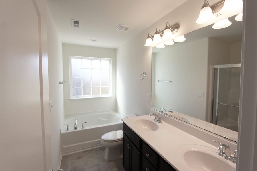 Representative furnished interior of a home built from the Southport by Keystone Homes NC in The Wilcox, Greensboro (Image 12).