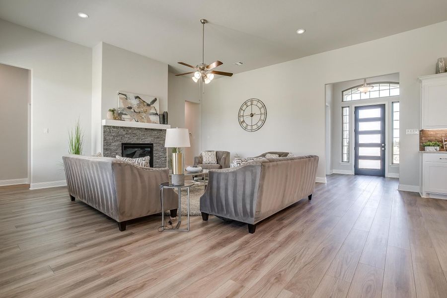 Furnished interior view inside a new home in Heritage, McLendon-Chisholm (Image 9).