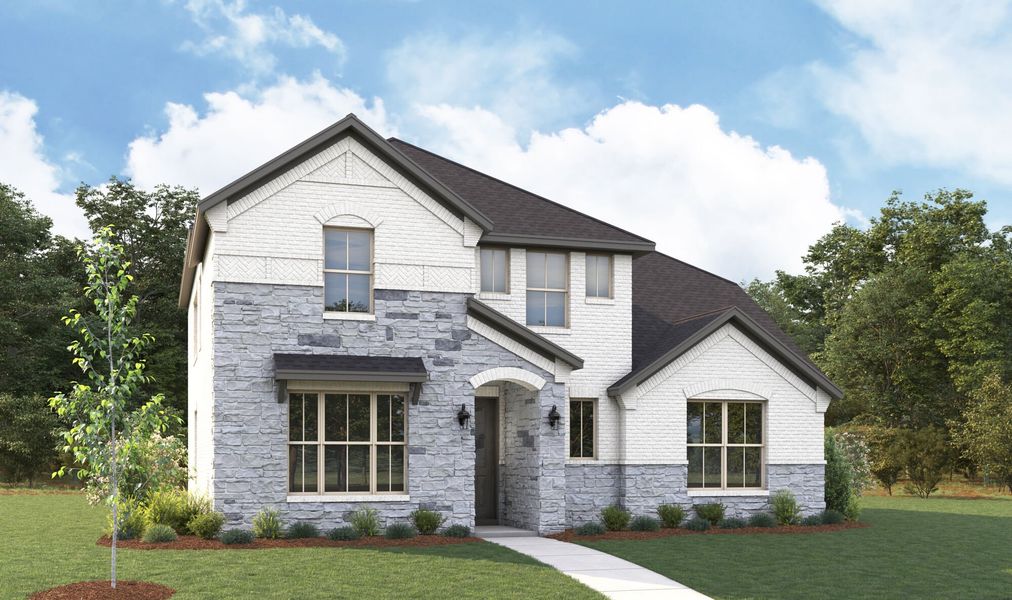 The Toledo - Old World with Stone Elevation