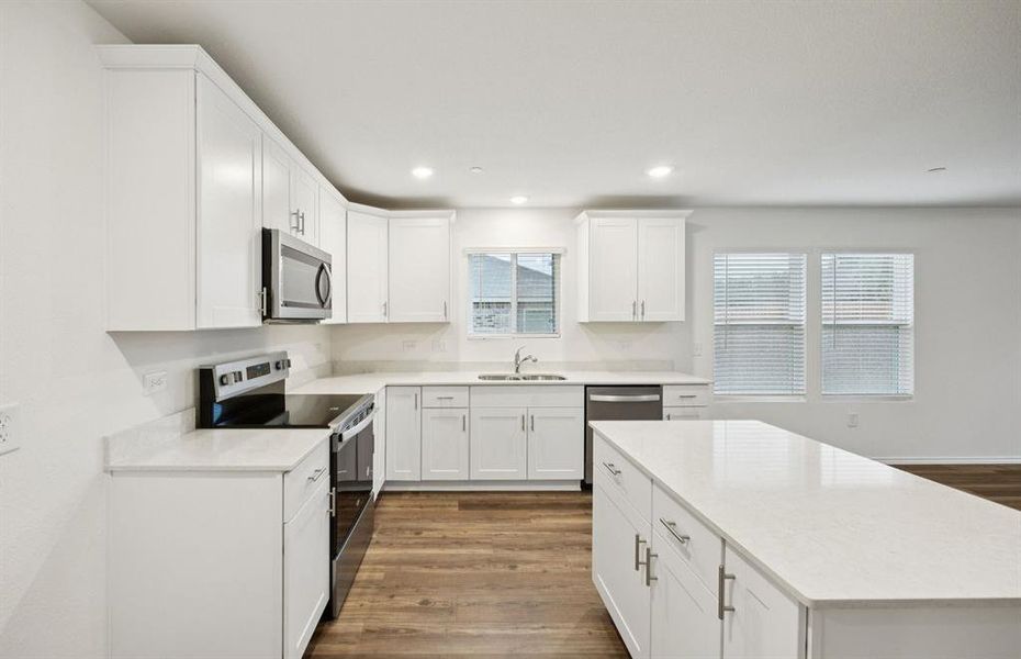 Abundant cabinet space in kitchen Abundant cabinet space in kitchen