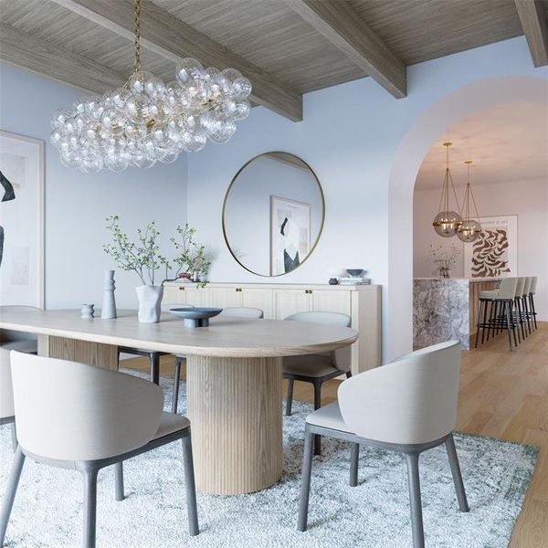 Furnished interior view inside a new home in , Dallas (Image 12). Furnished interior view inside a new home in , Dallas (Image 12).