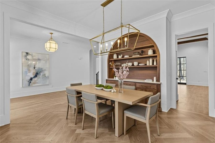 Furnished interior view inside a new home in , Lawrenceville (Image 11).