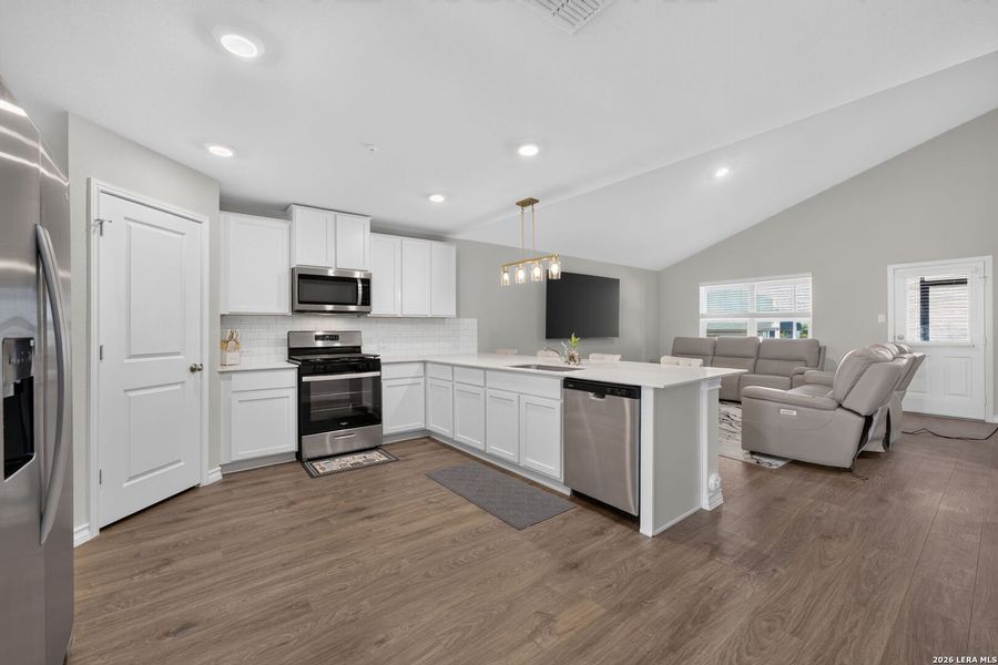 Furnished interior view inside a new home in Riverstone at Westpointe, San Antonio (Image 16).