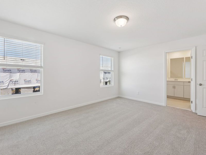 Spacious, unfurnished interior of a new home in The Meadow at Crossprairie Townes, St. Cloud (Image 11). Spacious, unfurnished interior of a new home in The Meadow at Crossprairie Townes, St. Cloud (Image 11).