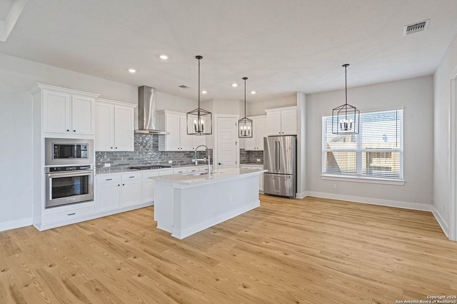 Furnished interior view inside a new home in Potranco West, Castroville (Image 7). Furnished interior view inside a new home in Potranco West, Castroville (Image 7).