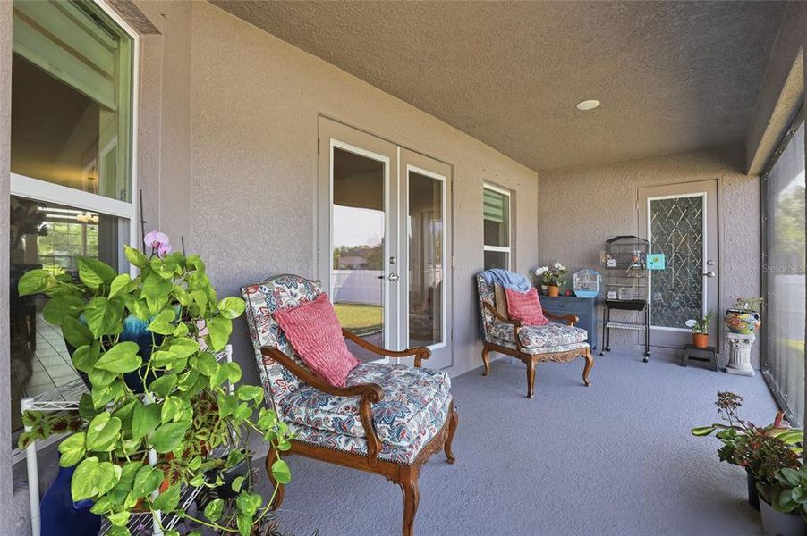 Exterior details and patio area of a home in South Gulf Cove, Port Charlotte (Image 3).