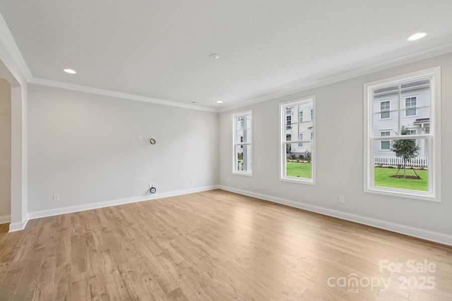 Spacious, unfurnished interior of a new home in Walk23, Huntersville (Image 15).