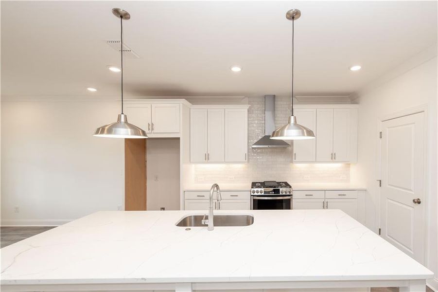 Close-up of interior finishes inside a home in Millcroft Townhomes, Buford (Image 17).