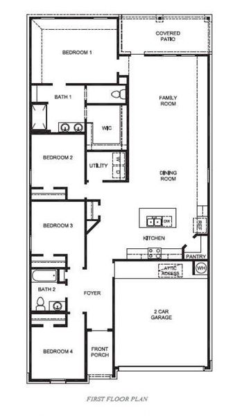 2D floor plan layout of this home in Riverwood Ranch, Angleton, TX (Image 3). 2D floor plan layout of this home in Riverwood Ranch, Angleton, TX (Image 3).