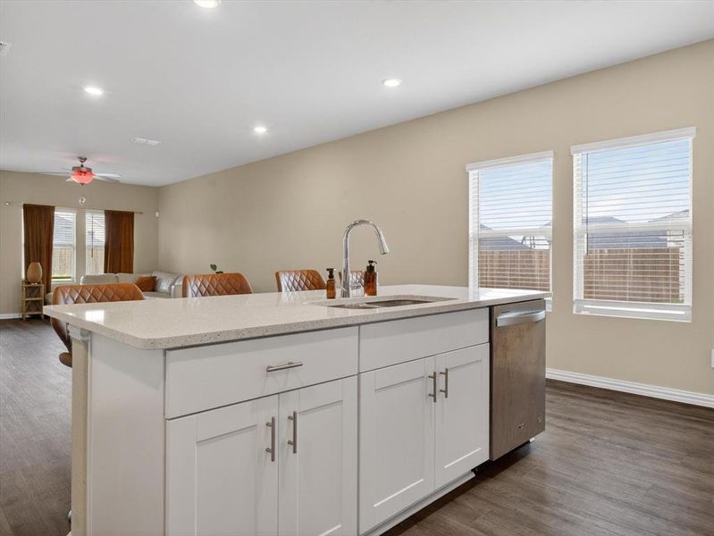 Furnished interior view inside a new home in Eastridge - Spring Series, McKinney (Image 14).