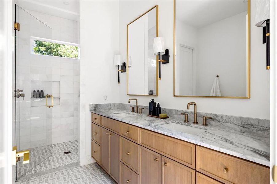 Furnished interior view inside a new home in , Dallas (Image 11).