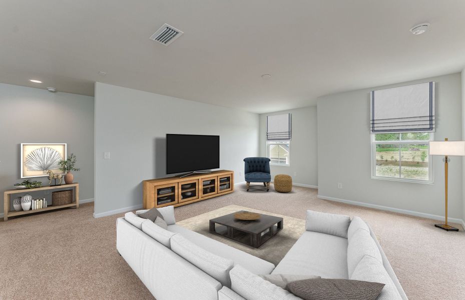 Furnished interior view inside a new home in Heartwood, Richmond Hill (Image 7). Furnished interior view inside a new home in Heartwood, Richmond Hill (Image 7).