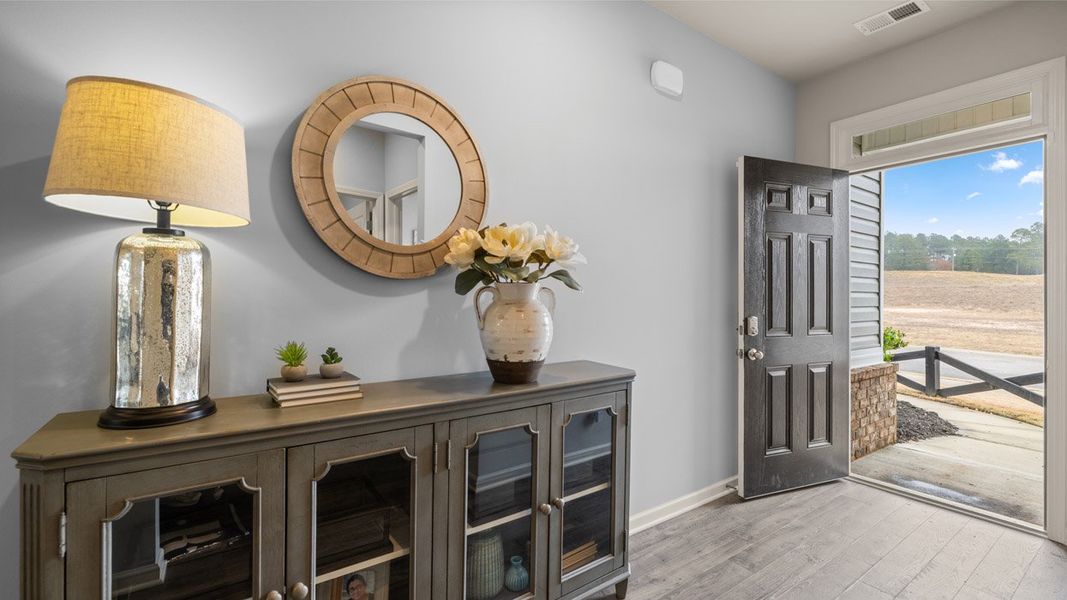 Representative furnished interior of a home built from the Cali by D.R. Horton in Highland Hills, Graniteville (Image 21).