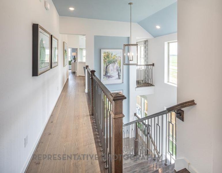 Furnished interior view inside a new home in Bridgeland Central: The Cottages, Cypress (Image 11).