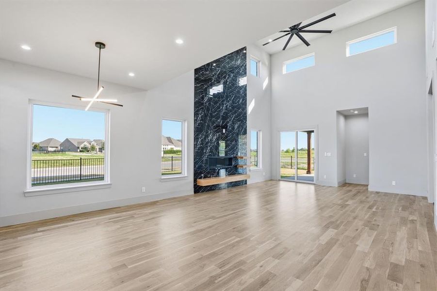 Spacious, unfurnished interior of a new home in , Heath (Image 24). Spacious, unfurnished interior of a new home in , Heath (Image 24).