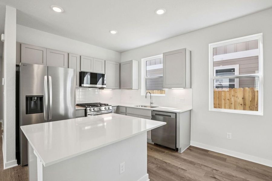 Furnished interior view inside a new home in Avery Centre, Round Rock (Image 10).