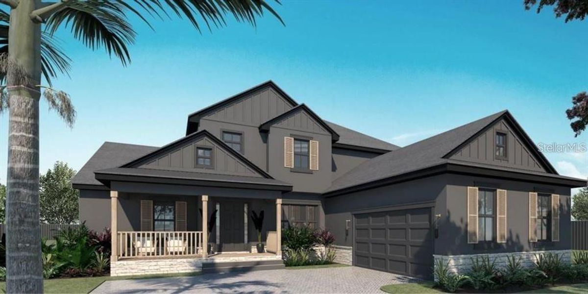 Front exterior of a new home in , Brooksville, FL, highlighting curb appeal (Image 1). Front exterior of a new home in , Brooksville, FL, highlighting curb appeal (Image 1).