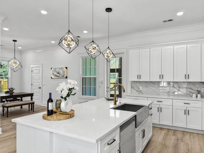 Furnished interior view inside a new home in , North Charleston (Image 10).