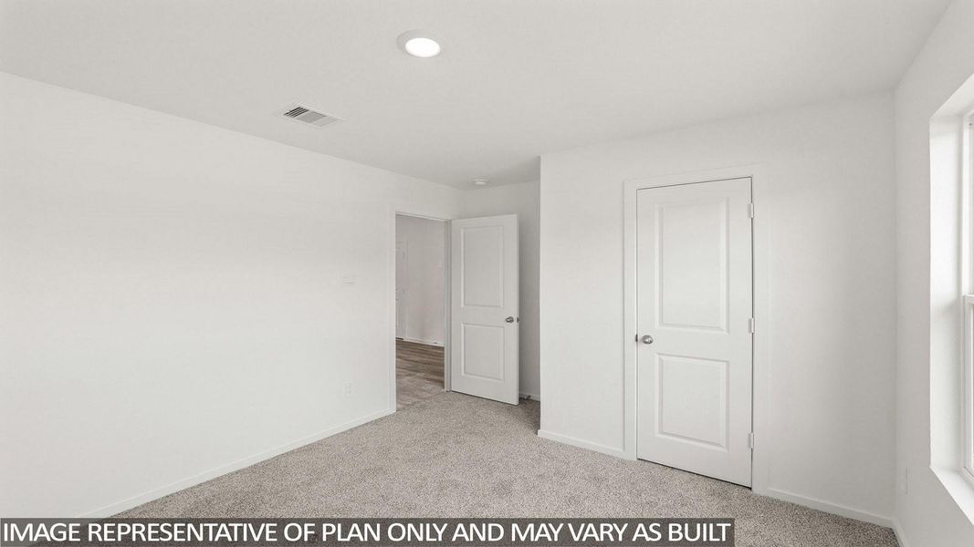Spacious, unfurnished interior of a new home in New Waverly Station, New Waverly (Image 11).