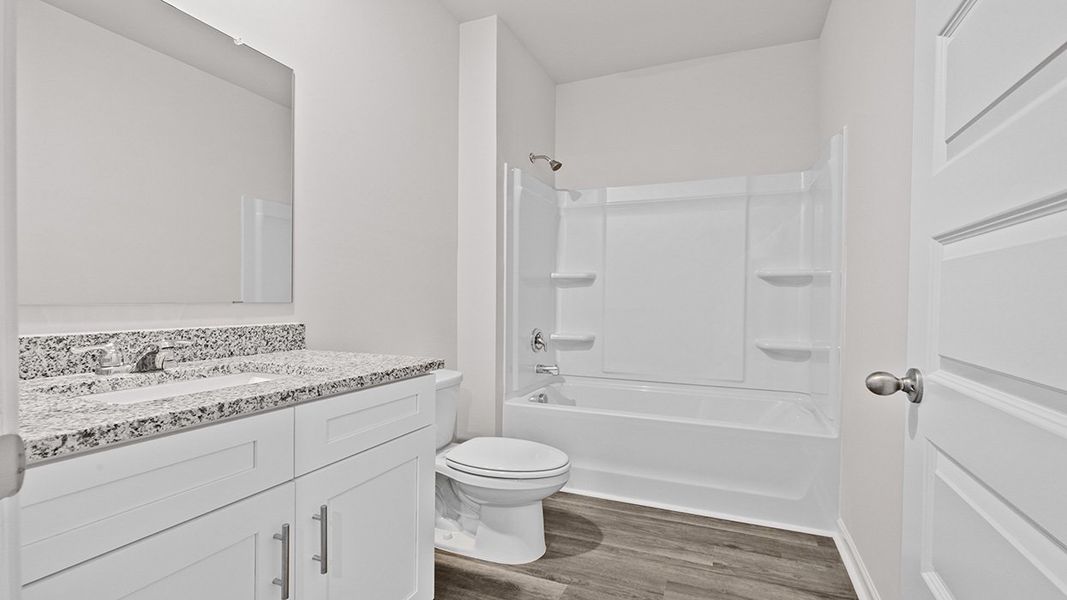 Furnished interior view inside a new home in Highland Hills, Graniteville (Image 15).
