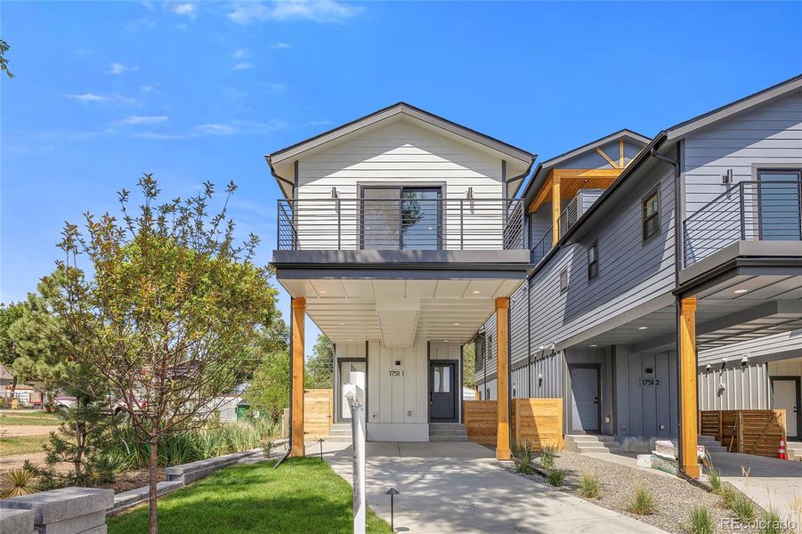 Front exterior of a new home in , Denver, CO, highlighting curb appeal (Image 2).