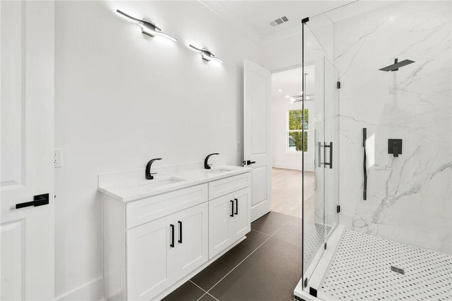 Furnished interior view inside a new home in , Lawrenceville (Image 10).
