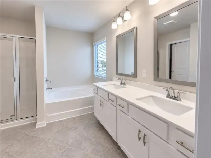 Furnished interior view inside a new home in Walden Park – The Retreat, Lithonia (Image 10).