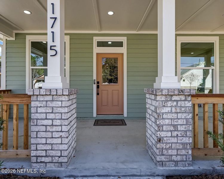 Exterior details and patio area of a home in , Jacksonville (Image 26).