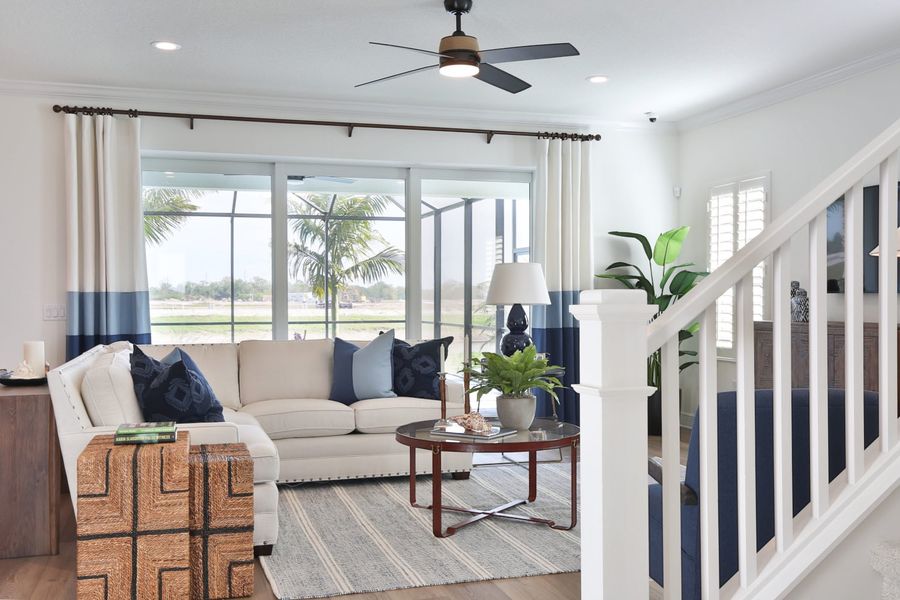 Representative furnished interior of a home built from the Artistry by Neal Communities in Palm Grove, Bradenton (Image 11).