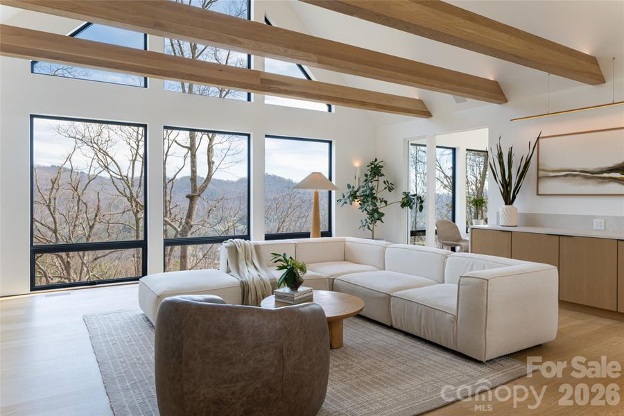 Furnished interior view inside a new home in , Asheville (Image 16).