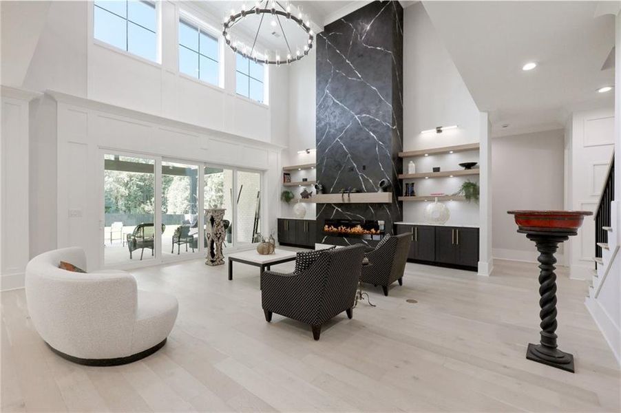 Furnished interior view inside a new home in , Hoschton (Image 10). Furnished interior view inside a new home in , Hoschton (Image 10).