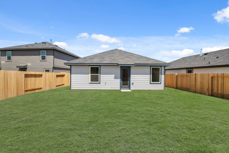 Exterior details and patio area of a home in Sunset Valley, Hockley (Image 2).