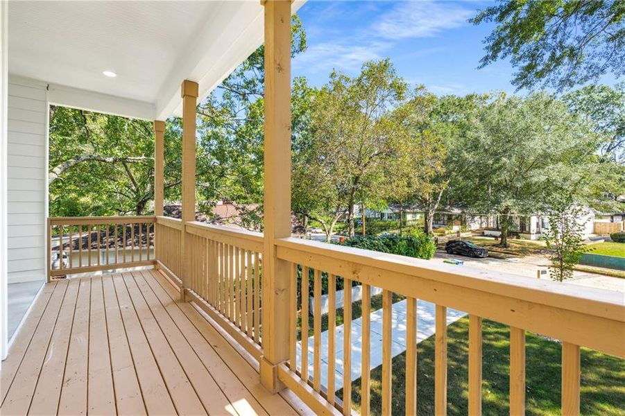 Exterior details and patio area of a home in , Atlanta (Image 1). Exterior details and patio area of a home in , Atlanta (Image 1).