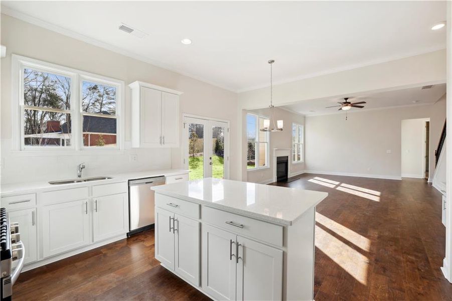 Furnished interior view inside a new home in , Sugar Hill (Image 4).
