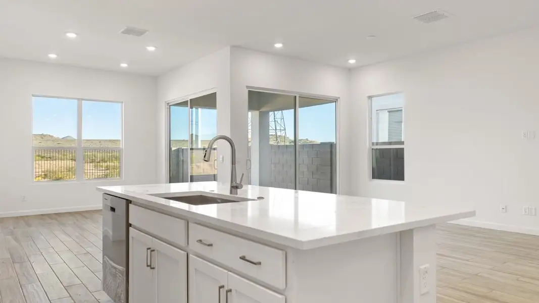 Furnished interior view inside a new home in The Ridge at Stone Butte, Phoenix (Image 7).