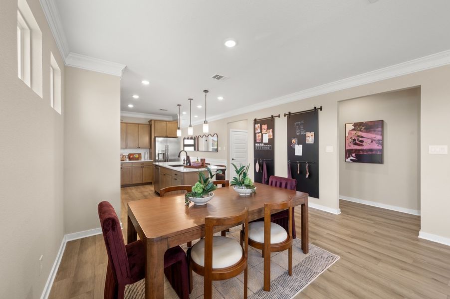 The Oakshire II- Dining Area into Secondary Bedrooms Hall