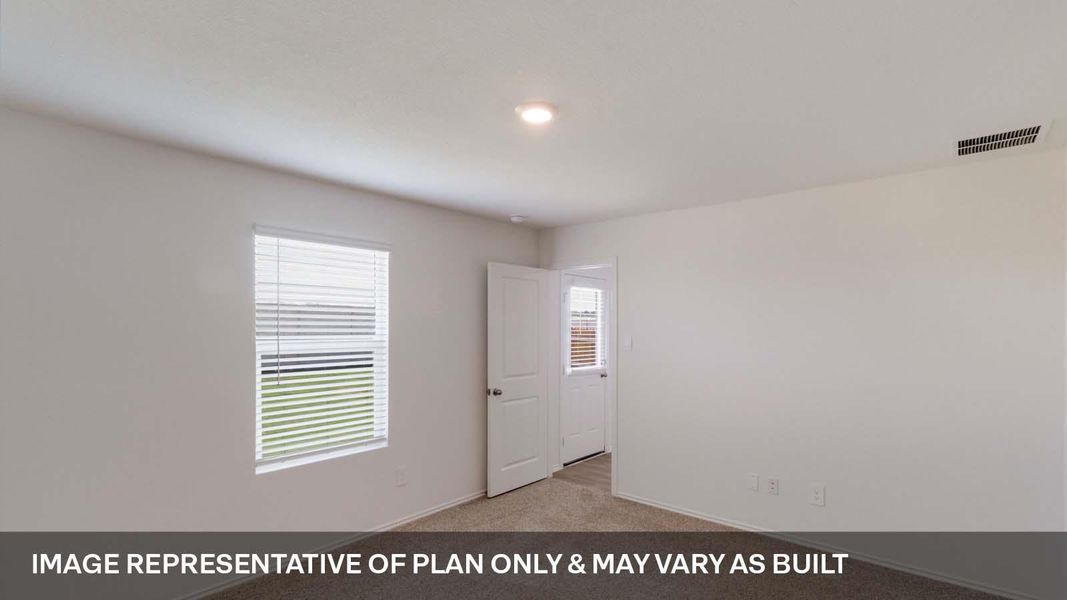 Spacious, unfurnished interior of a new home in Prairie Lakes, Buda (Image 12).