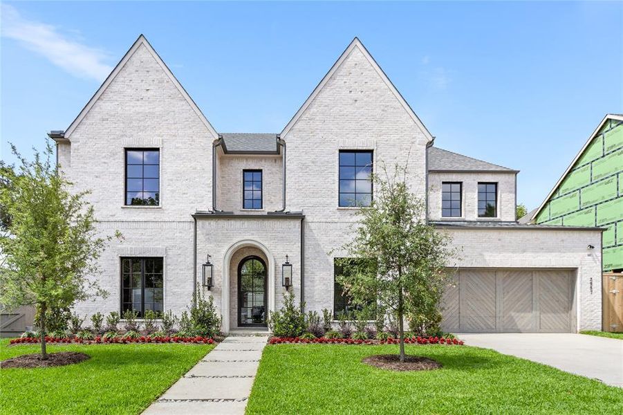 Front exterior of a new home in , Dallas, TX, highlighting curb appeal (Image 1). Front exterior of a new home in , Dallas, TX, highlighting curb appeal (Image 1).