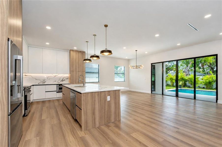 Furnished interior view inside a new home in , Tampa (Image 6).