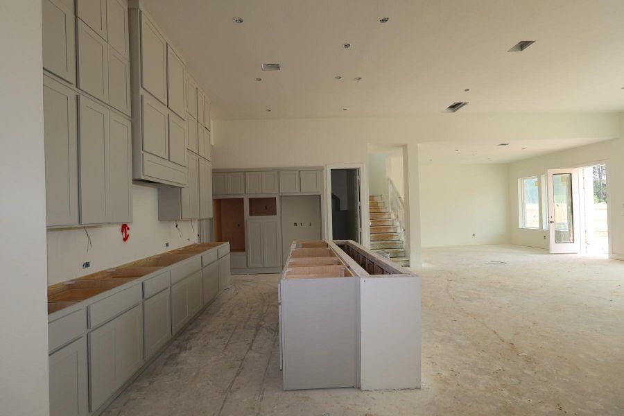 In-progress construction of a new home in Clopton Farms, Montgomery, TX (Image 3).