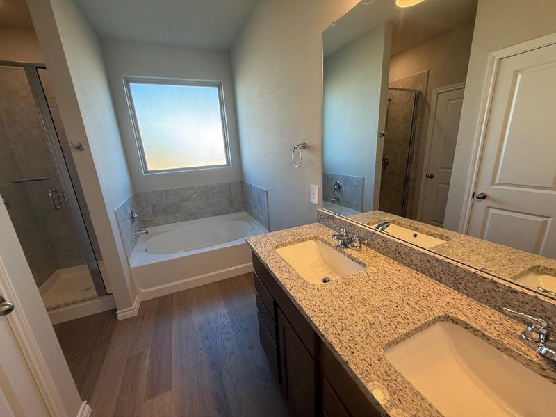 Furnished interior view inside a new home in Southern Pointe, College Station (Image 6).