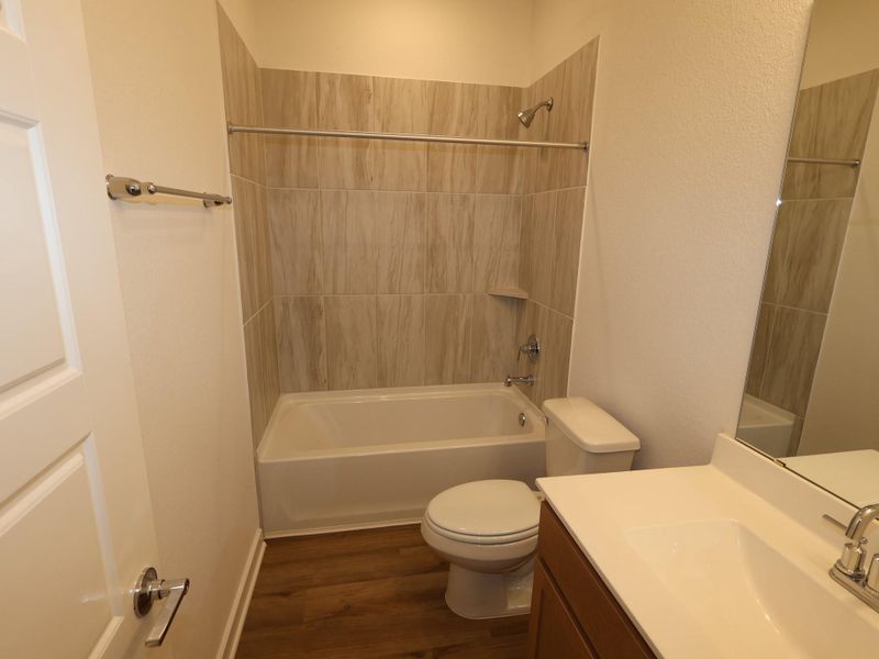 Furnished interior view inside a new home in Lone Star Landing, Montgomery (Image 7). Furnished interior view inside a new home in Lone Star Landing, Montgomery (Image 7).