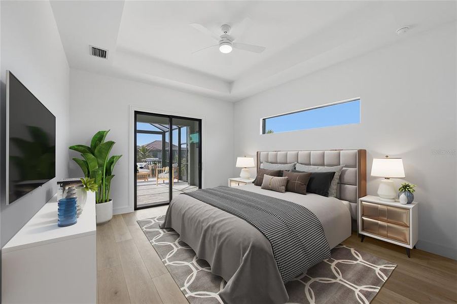 Furnished interior view inside a new home in , Port Charlotte (Image 20). Furnished interior view inside a new home in , Port Charlotte (Image 20).