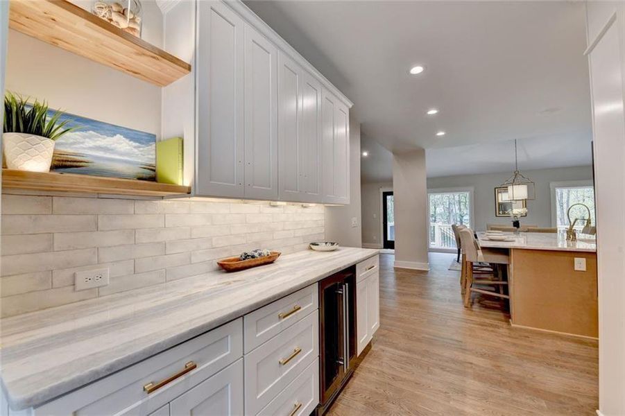 Furnished interior view inside a new home in , Atlanta (Image 37).