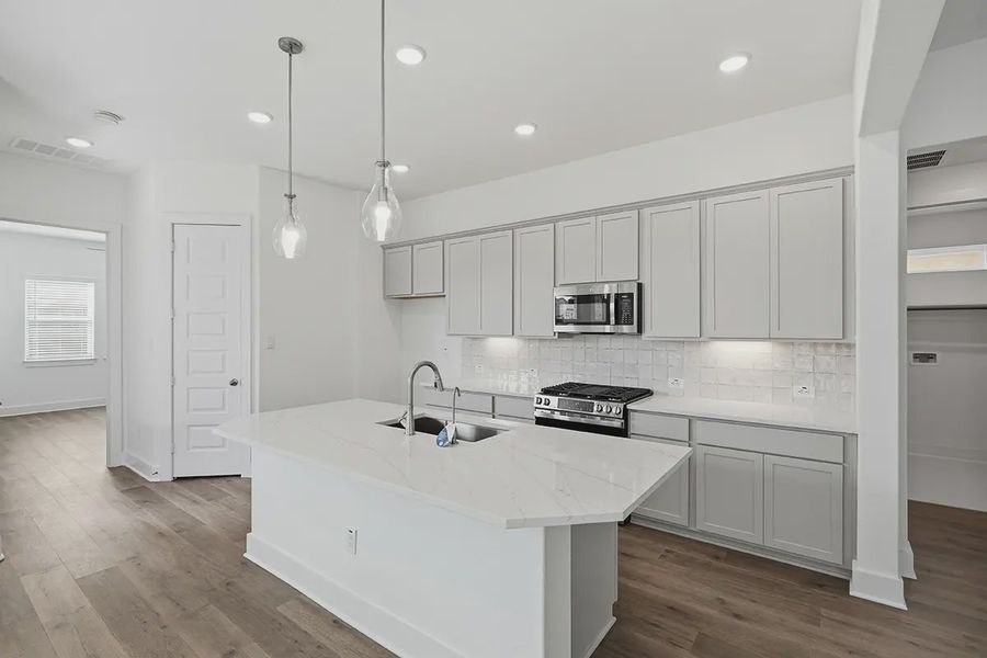 Furnished interior view inside a new home in Stillwater Ranch, San Antonio (Image 5).