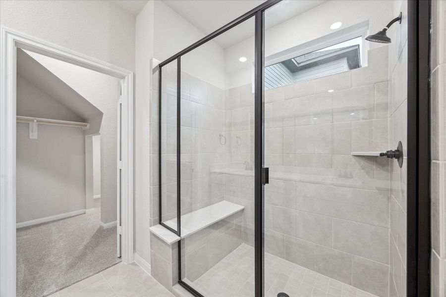 Furnished interior view inside a new home in Elyson, Katy (Image 17).